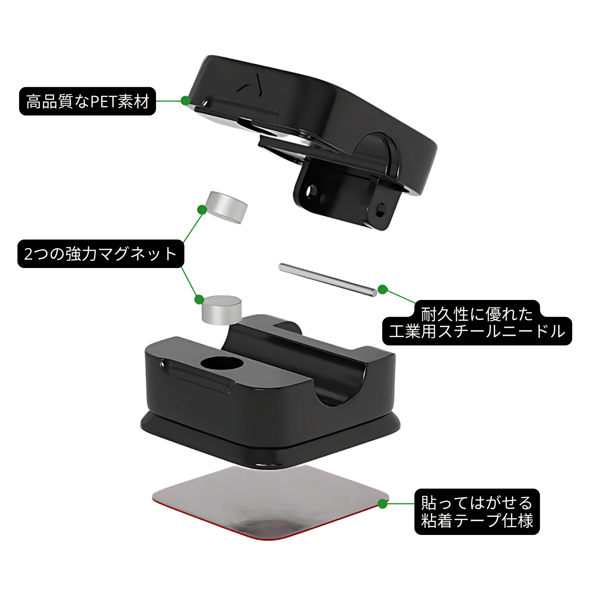 スマート配線マグネットクリップ